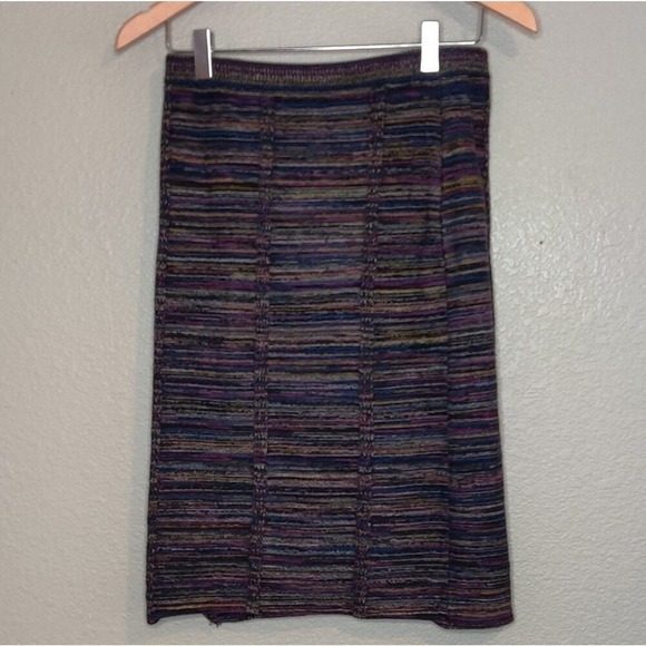 Ashro Multicolored Knit Pencil Skirt - Picture 4 of 11